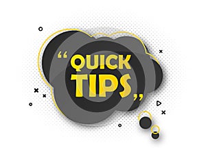 Useful quick tip. Trick suggesting advice and help