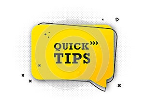 Useful quick tip. Trick suggesting advice and help