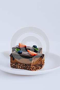 Useful raw chocolate dessert