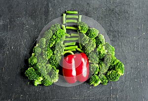 Useful vegetables to maintain lung and heart health. photo