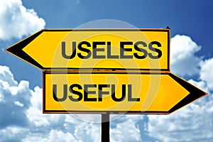 Useless or useful