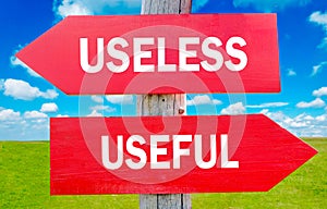 Useless and usefull