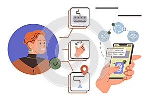 Secure Login with Multifactor Authentication via Mobile Device and Fingerprint Verification