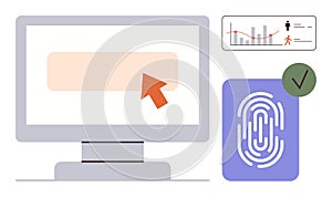 User Authentication and Data Management with Biometrics and Analytics Dashboard