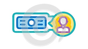 User Communication Interface Vector, Essential for Chat Digital Interaction, vector design Generative AI