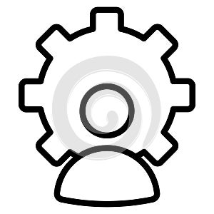 User Configuration Isolated Vector icon which can easily modify or edit