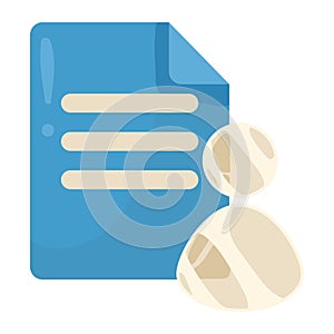 user and document glassmorphism style