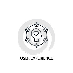 User experience concept line icon