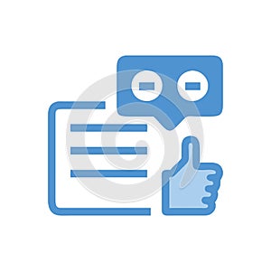 User Feedback Icon for Services