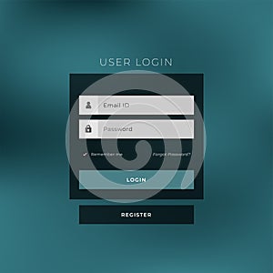 user friendly login page form template for registration and signup