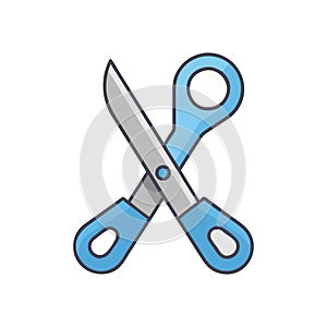 User-Friendly Safety Scissors Icon