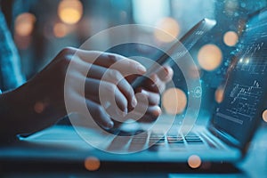 User give rating on online application.