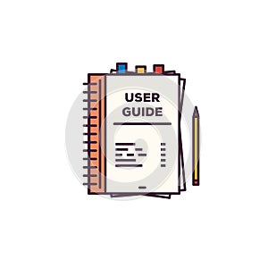 User guide book line style