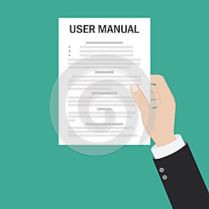 User guide manual instruction book document paper reference