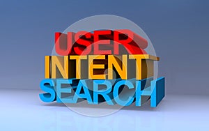 user intent search on blue