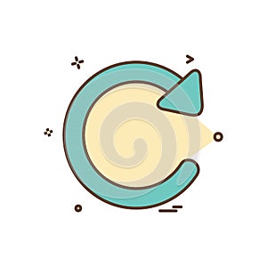 User interface button icon design vector