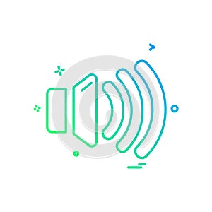 User interface button icon design vector