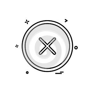 User interface button icon design vector