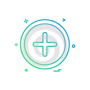 User interface button icon design vector