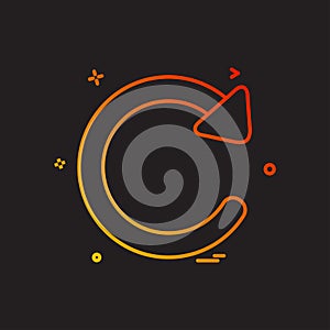 User interface button icon design vector