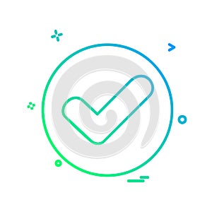 User Interface button icon design vector