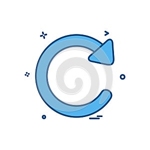 User interface button icon design vector