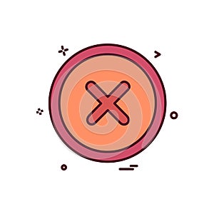 User interface button icon design vector