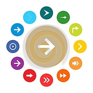 User Interface buttons design set vector