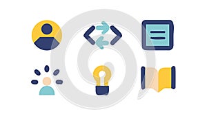 User Interface and Development Icons, vector design Generative AI