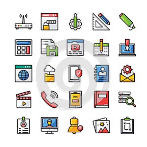User Interface Flat Icons Pack