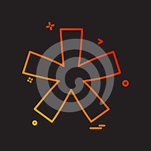 User Interface icon design vector