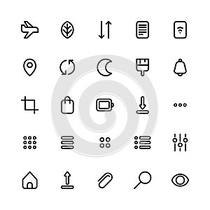 Vector design of User interface icon pack_part 2