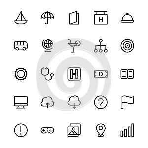 User Interface Line Vector Icons 9