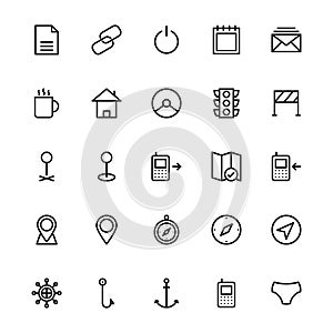 User Interface Line Vector Icons 26