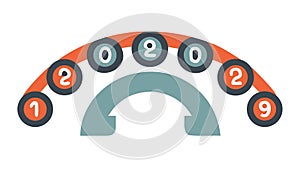 User Interface Progress Bar Loading Indicator, vector design Generative AI