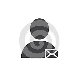 User mail icon vector