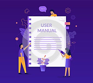 User manual concept