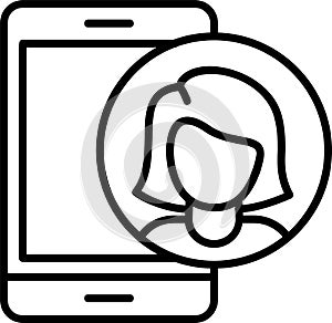 User Outline Vector Icon