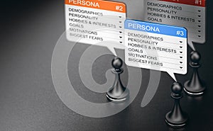 User persona marketing concept