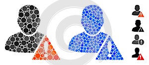 User Problem Composition Icon of Circles