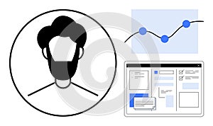 User Profile with Data Analysis and Dashboard Interface for Productivity and Insights