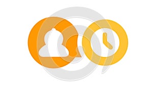 User Profile with Settings Icon: Account Preferences Controls, vector design Generative AI