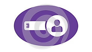 User USB Drive Icon: Data Transfer Portable Storage, vector design Generative AI