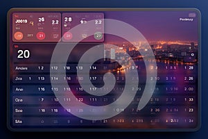 Userfriendly 2024 calendar app interfaces with
