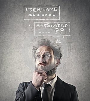 Username and password