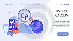 Uses of Calcium concept landing page.