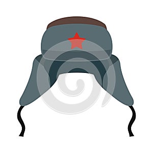 Ushanka Flat Illustration