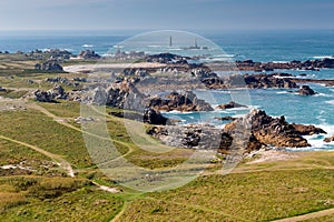 Ushant island Pern point aerial