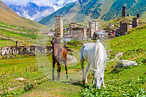 Ushguli, Upper Svaneti, Georgia, Europe