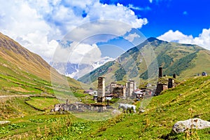 Ushguli, Upper Svaneti, Georgia, Europe photo